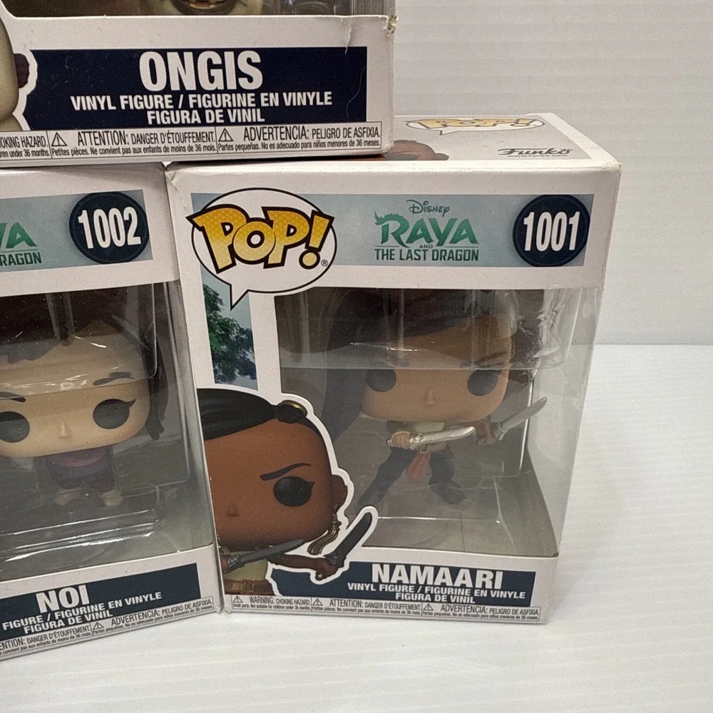 Funko‎ - POP Disney: Raya and The Last Dragon - Namaari 1001, Noi-1002, Ongis